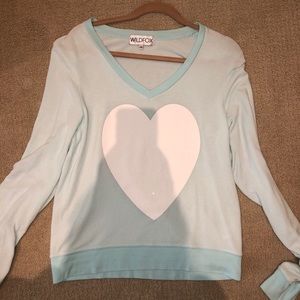 Wildfox heart sweatshirt